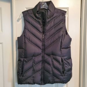 Women's Eddie Bower Quilted Goose Down Vest (Black) - Medium